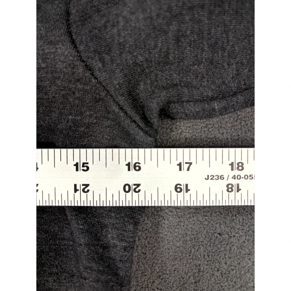 Hurley Sweatshirt Boys Large Charcoal Gray Sunset Graphic Crew Neck Fleece Lined